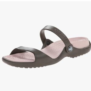 Crocs Leo Slide Open Toe Sandals, Sz 9